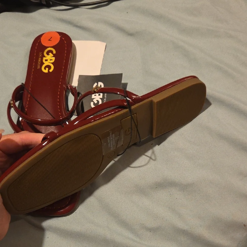 Women's Burgundy Sandals